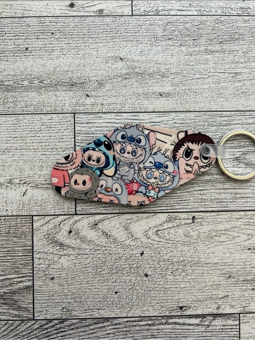 Labubu Keychain- Pastel Multicolor - Picture 2 of 2